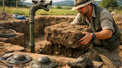 Scoperta in Inghilterra: riemerge un carnyx celtico quasi completo dopo 2.000 anni sottoterra