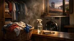 Spruzzare aceto bianco sui capi prima della lavatrice: il trucco anti-odore che funziona davvero