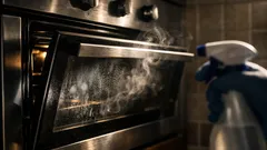 Come pulire il forno elettrico e togliere i cattivi odori con aceto e detersivo