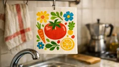 Panni svedesi in cucina: l’alternativa allo strofinaccio che non puzza e asciuga in fretta