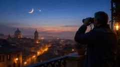 Congiunzione Luna-Saturno del 23 gennaio 2026: dove guardare dopo il tramonto