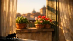 Mantide religiosa sul balcone: cosa significa davvero e cosa fare