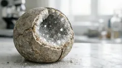 Uova di dinosauro come geodi: la scoperta dei cristalli di calcite dentro un fossile