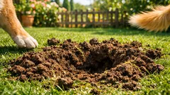 Perché il cane scava buche in giardino e come fermarlo senza stress